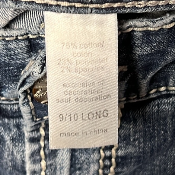 Maurices Women’s Mid Rise Straight Jeans Size 9/10 Long Blue Medium Wash Denim‎ - Picture 5 of 8